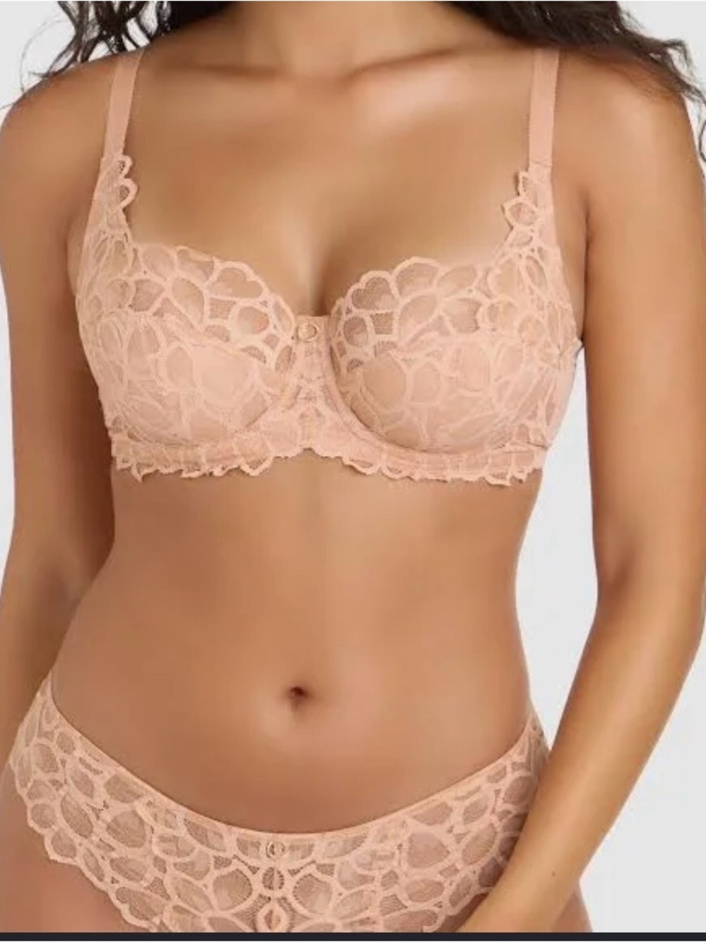 Panache Women's Allure Full Cup Underwire Bra US 38DDD, Honey 10765 New With Tag